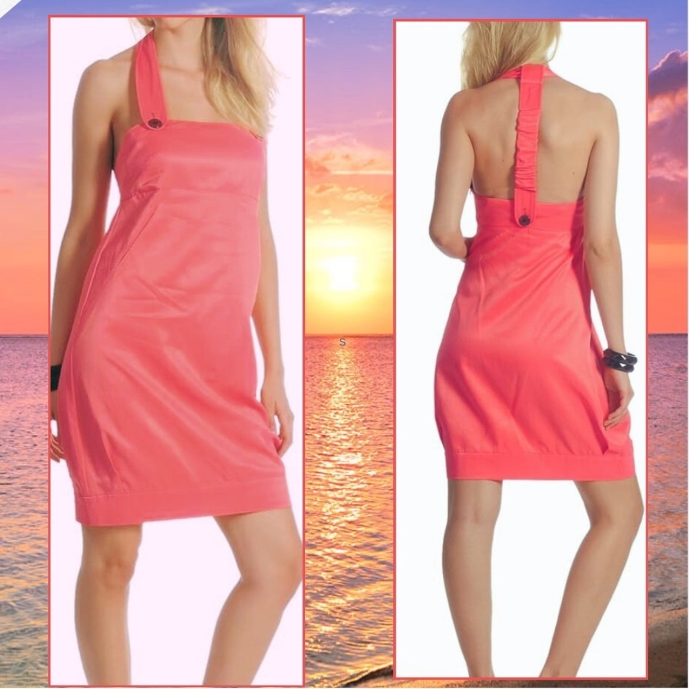 Miss Sixty, THE MARLIE, ITALY. Bright Coral,POCKETS,Stretch Uni-T’Back Unique, S